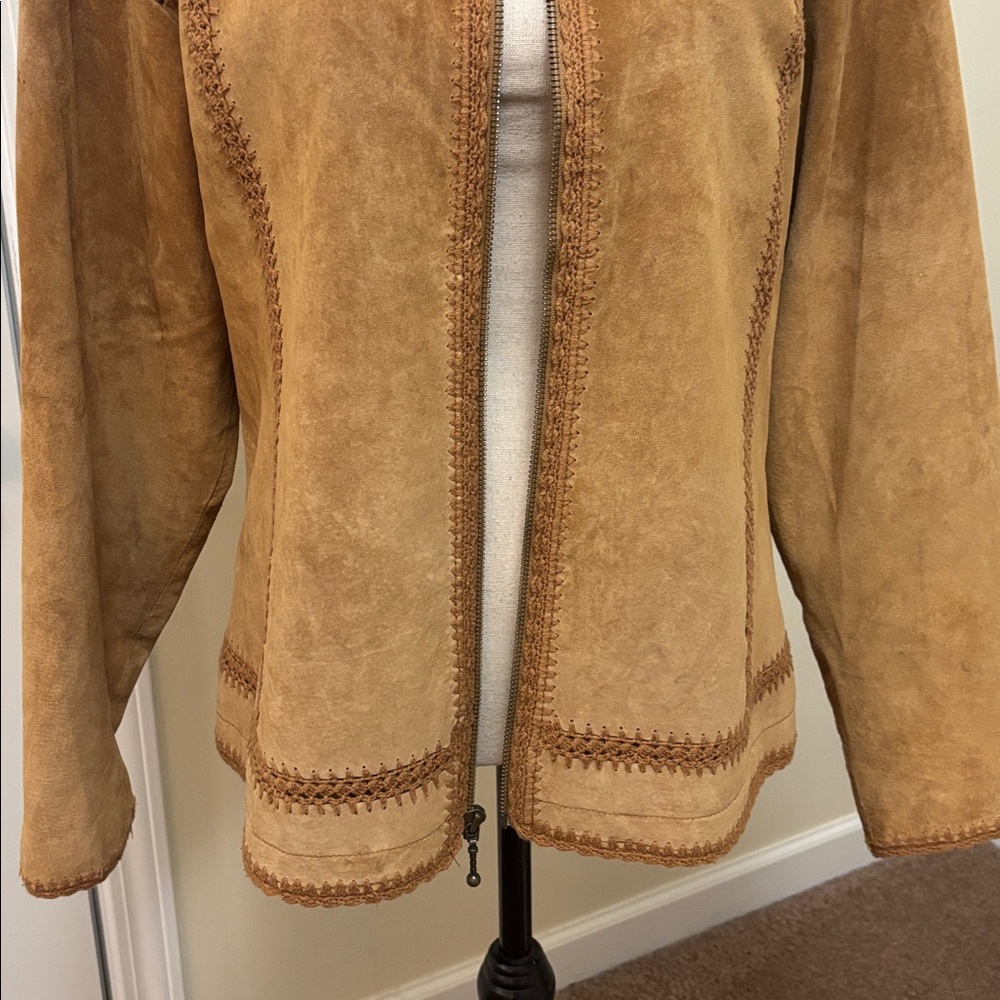 Cabela's Women's Brown Suede Jacket size L - Picture 3 of 10